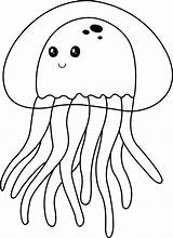 Jellyfish Vecteezy Beginner sketch template