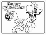 Halloween Coloring Pages Pluto Mickey Dog Kids Disney Printable Print Sheets Oscar Peanuts Friends Superhero Simple Happy Color Cool Getcolorings sketch template