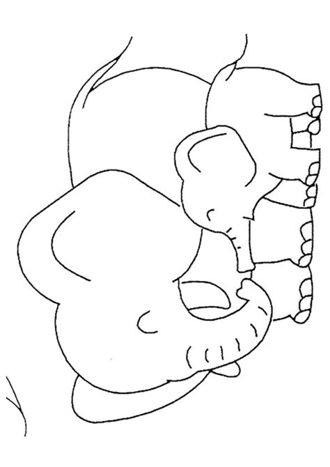 print coloring image momjunction elephant coloring page cartoon