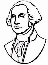 Washington George Coloring Pages President Color Kids Print sketch template