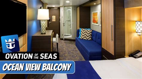 ocean view stateroom  balcony royal caribbean ovation   seas full  review