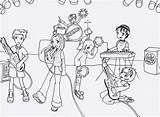 Coloring Music Band Pages Print Musicians Motown Sketch Drawn Online Deviantart Template Group sketch template