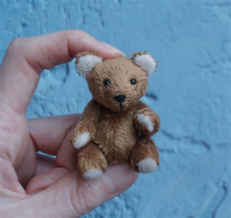 miniature teddy bears   etsy
