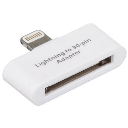 kit lightning   pin adapter  apple devices white