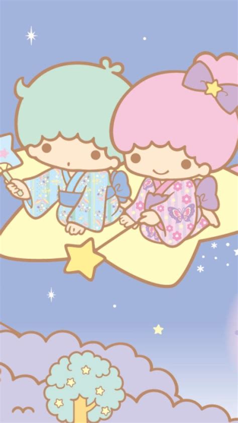 twin stars  twin stars sanrio wallpaper kawaii wallpaper