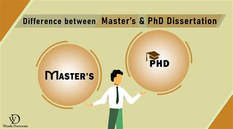 difference  masters phd dissertations