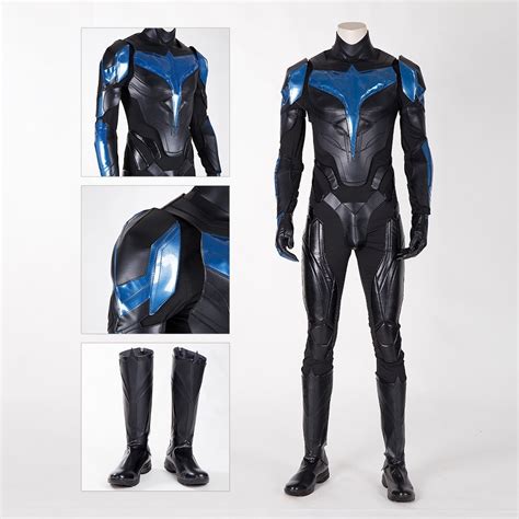Nightwing Cosplay Costume Titans S1 Nightwing Cosplay Suit