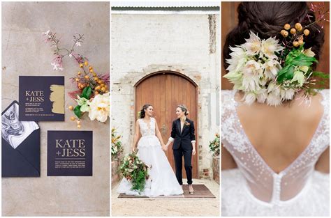 elegant tan copper and marble fall wedding inspiration