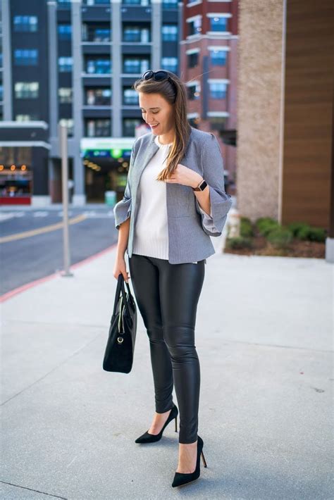 wear leather leggings  work covering  bases fashion