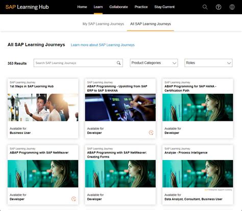 new sap learning journey experience sap blogs