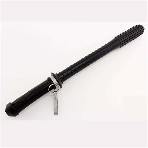 Spiked Black Rubber Baton Leather 64 Ten Chicago
