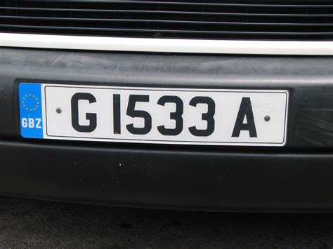 gibraltar license plate        gbz   flickr