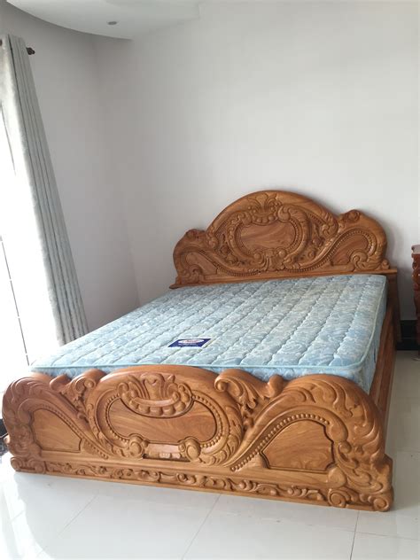 khmer solid wood bed wood bed design wooden bed design latest