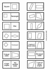 Classifying Grade Shapes Quadrilateral Quadrilaterals 5th Worksheet Math Identifying Dominoes Work Vocabulary Geometry School Set sketch template