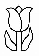 Bloemen Lente Peuters Pasen Bloem Tulp Tulpen Knutselen Voorjaar Tekening Bezoeken Downloaden Uitprinten sketch template