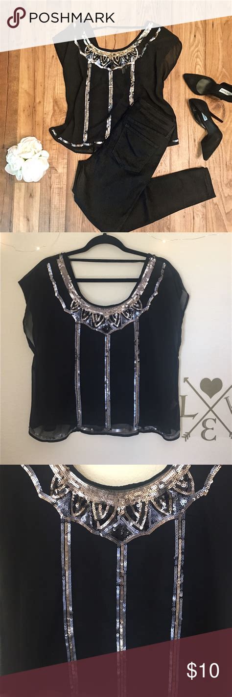 sheer black sparkly top sparkly top clothes design fashion design