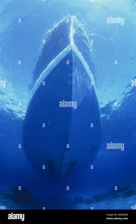 bottom  ship underwater stock photo  alamy