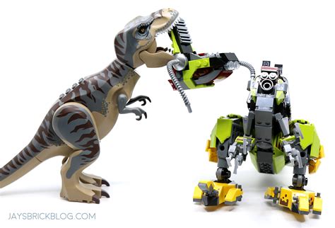 lego jurassic world rex  dino mech battle   pieces