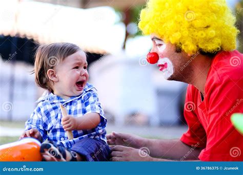 scary clown royalty  stock photo cartoondealercom