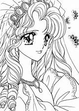 Coloring Pages Princess Cute Anime Color Japanese Books Sheets Colouring Adult Printable Kids Book للتلوين صور Drawings Stamps Digital Family sketch template