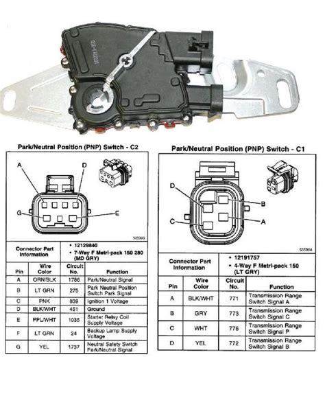 neutral safety switch le wiring diagram wiring expert group