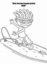 Rocket Power Coloring Pages Coloring4free Printable Para Coloringpages1001 sketch template