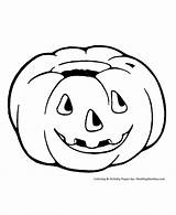 Pumpkin Coloring Halloween Pages Cute Pumpkins Jack Line Clip Drawing Smiling Clipart Lanterns Print Printables Big Color Cliparts Printable Sheets sketch template