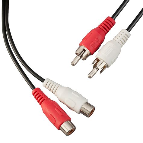 greatlink av extension cable rca stereo audio extension cable rca male  rca female audio