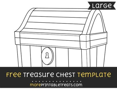 treasure chest template large treasure chest treasure island