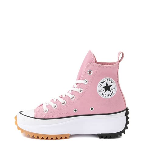 converse run star hike platform sneaker lotus pink black gum