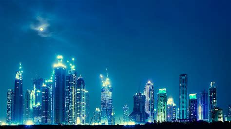amazing awesome beautiful blue city light image