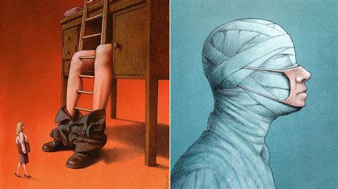 les brillantes illustrations creatives  satiriques de pawel kuczynski