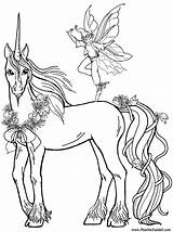 Unicorn Coloring Realistic Pages Print Color Kids sketch template