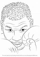 Tyson Mike Draw Drawing Step Boxers Tutorials Drawingtutorials101 sketch template