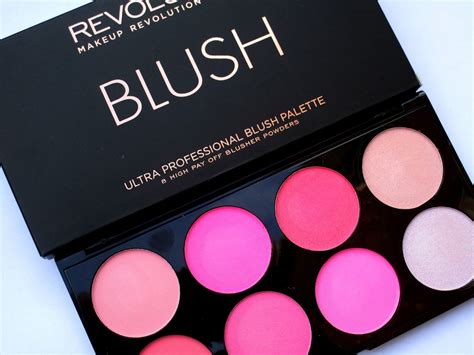 makeup revolution   pink blush palette