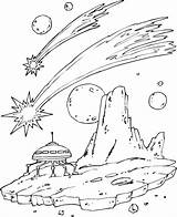 Space Coloring Pages Lander Lunar Kids Ufo Landing Ship Drawing Moon Unidentified Object Flying Outer Color Cool Choose Board Draw sketch template