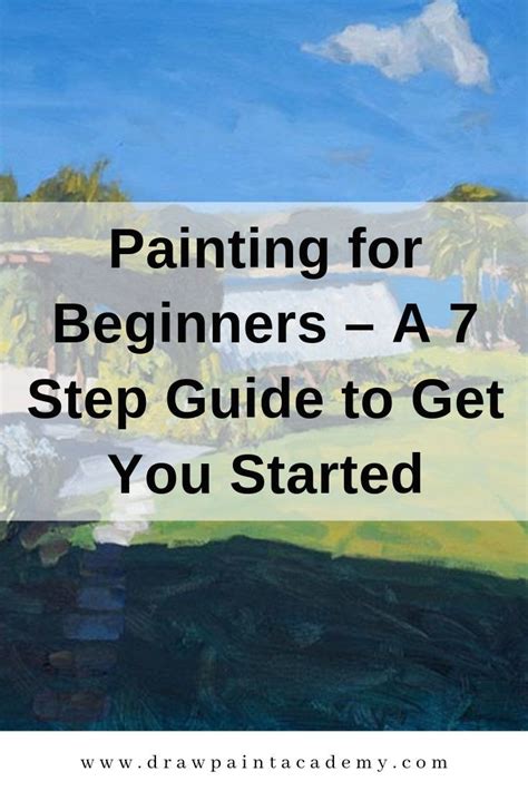 step painting guide  beginners    started beginner painting acrylic painting