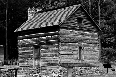 vintage log cabin  stock photo public domain pictures