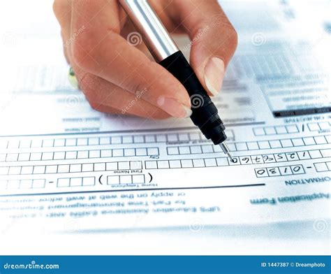 filing form  stock image image  business form info