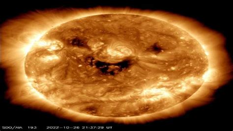 Nasa Posts Creepy Smiling Sun In Twitter Post What Experts Say