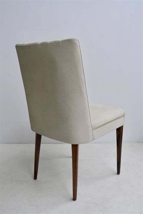 elegant white desk chair  wooden legs italy
