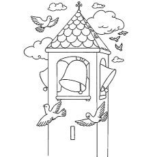 top   printable cute bell coloring pages