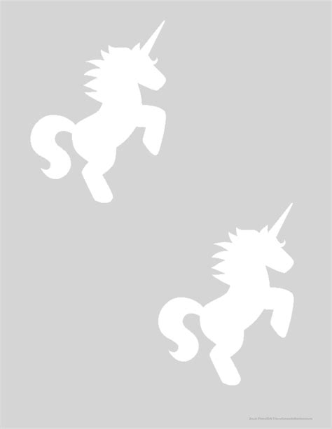 printable unicorn head templates