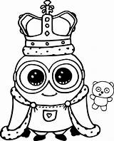 Minion King Coloriage Mewarnai Pikachu Meilleur Sketsa Imprimer Gaddynippercrayons K5worksheets Despicable Raja Educative sketch template