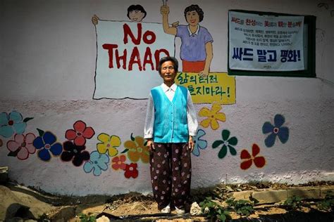 Their Life Disrupted South Korean Grannies Vow To Fight Thaad Till The