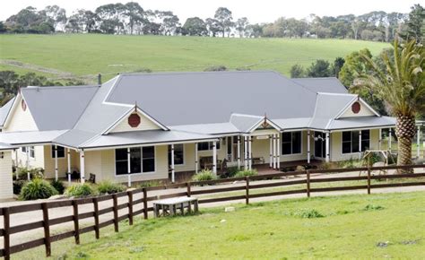 quintessential australian farm house  ferny hill merricks flawless combines