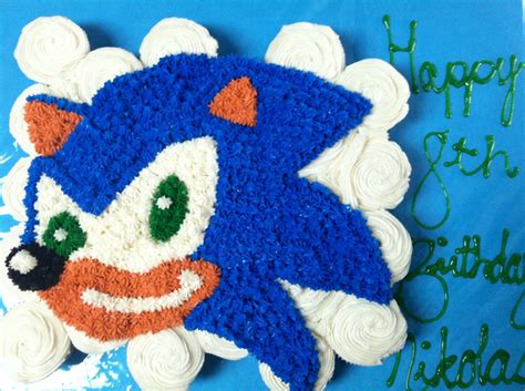 sonic  hedgehog cupcake cake karyls kreations pinterest cake