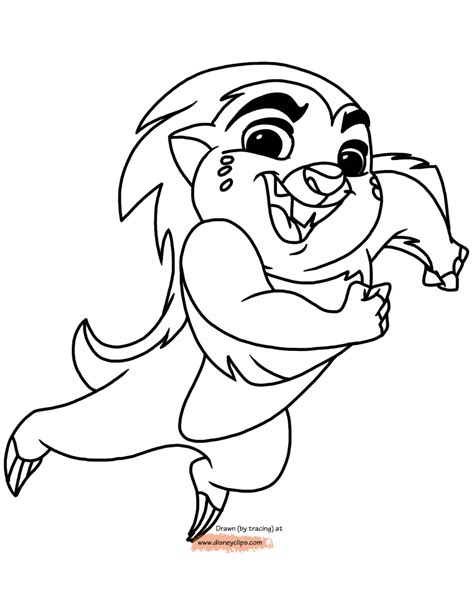 lion guard coloring pages disneyclipscom