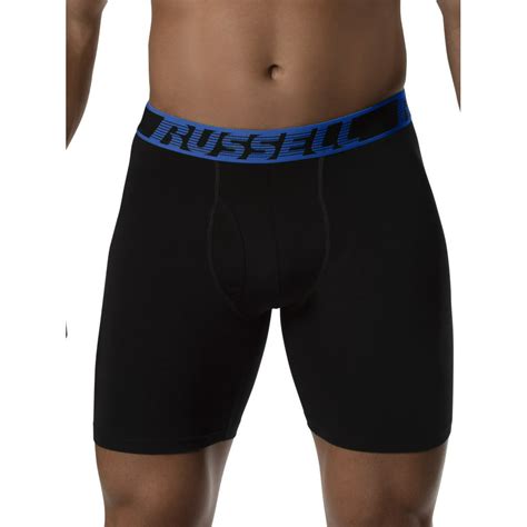 russell russell men s active performance assorted color boxer briefs