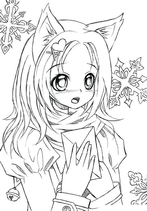 wolf girl coloring pages  printable coloring pages  kids